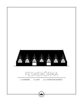 Posters Av Feskekörka - Göteborg