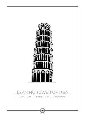 Posters Av Lutande Tornet I Pisa - Pisa