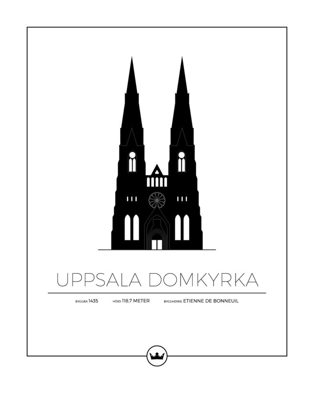 Posters Av Uppsala Domkyrka - Uppsala