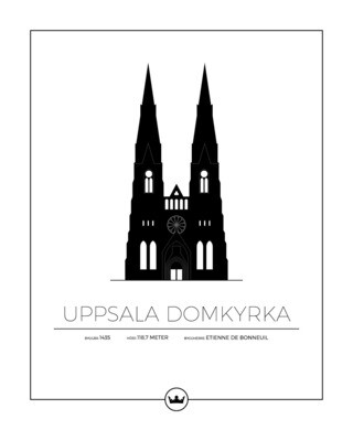 Posters Av Uppsala Domkyrka - Uppsala