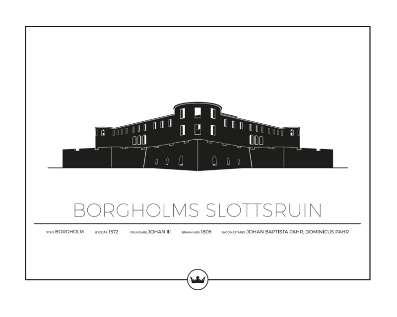 Posters Av Borgholms Slottsruin - Öland / Borgholm