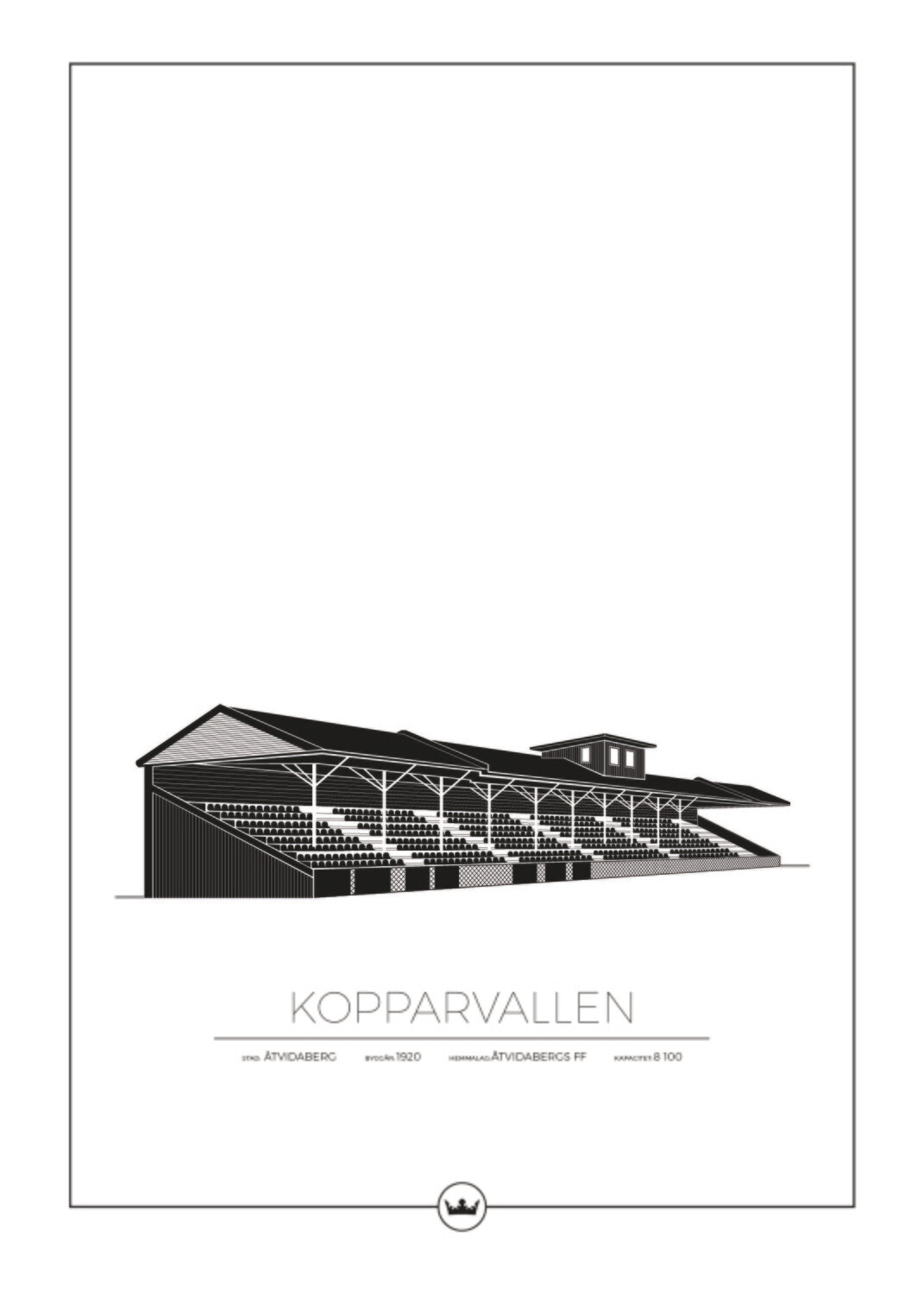 Posters Av Kopparvallen - Åtvidabergs FF