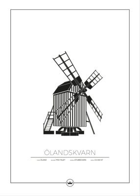 Posters Av Ölandskvarn - Öland