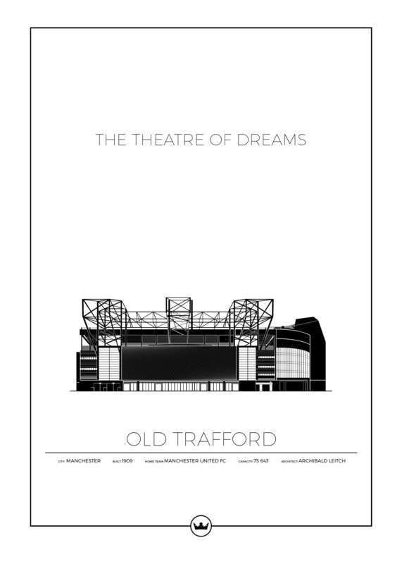 Posters Av Old Trafford - Manchester United