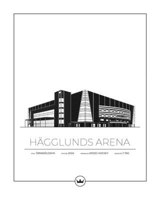 Posters av Hägglunds Arena - Örnsköldsvik
