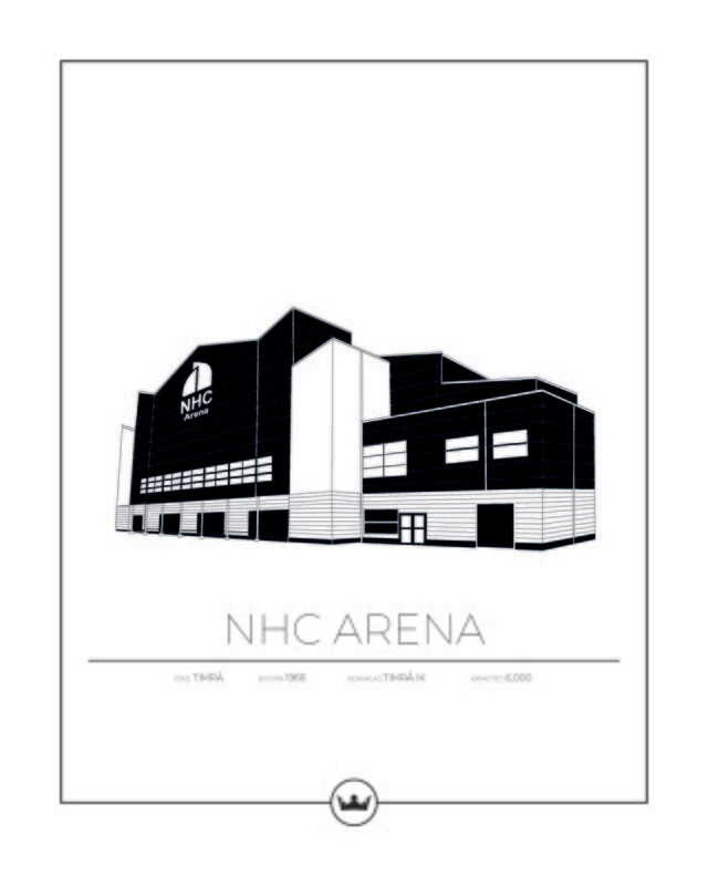 Posters av NHC Arena - Timrå