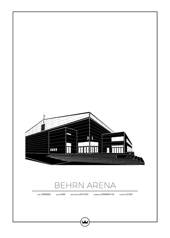Posters Av Behrn Arena - Örebro
