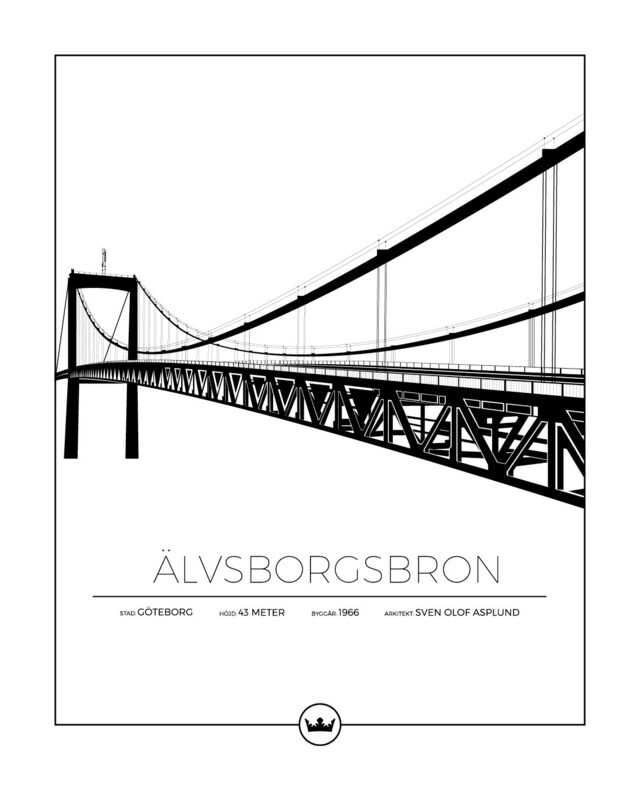 Posters Av Älvsborgsbron - Göteborg