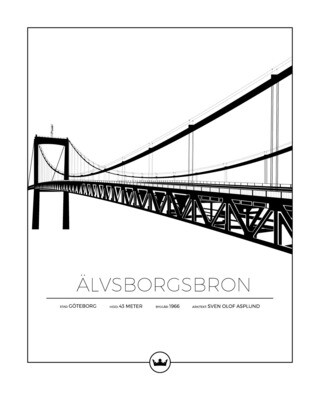 Posters Av Älvsborgsbron - Göteborg