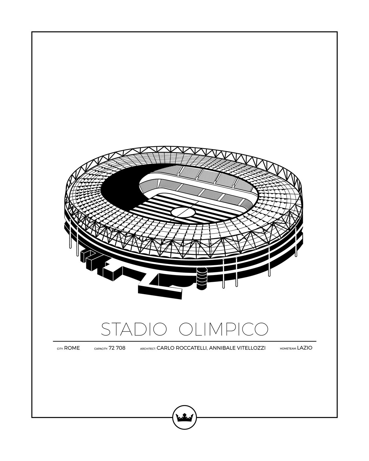 Poster av Stadio Olimpico - Lazio