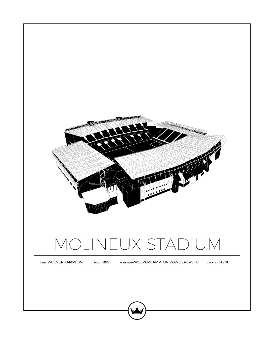 Posters av Molineux Stadium - Wolverhampton