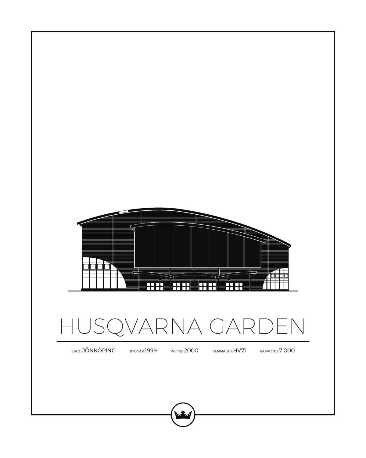 Poster av Husqvarna Garden - HV71