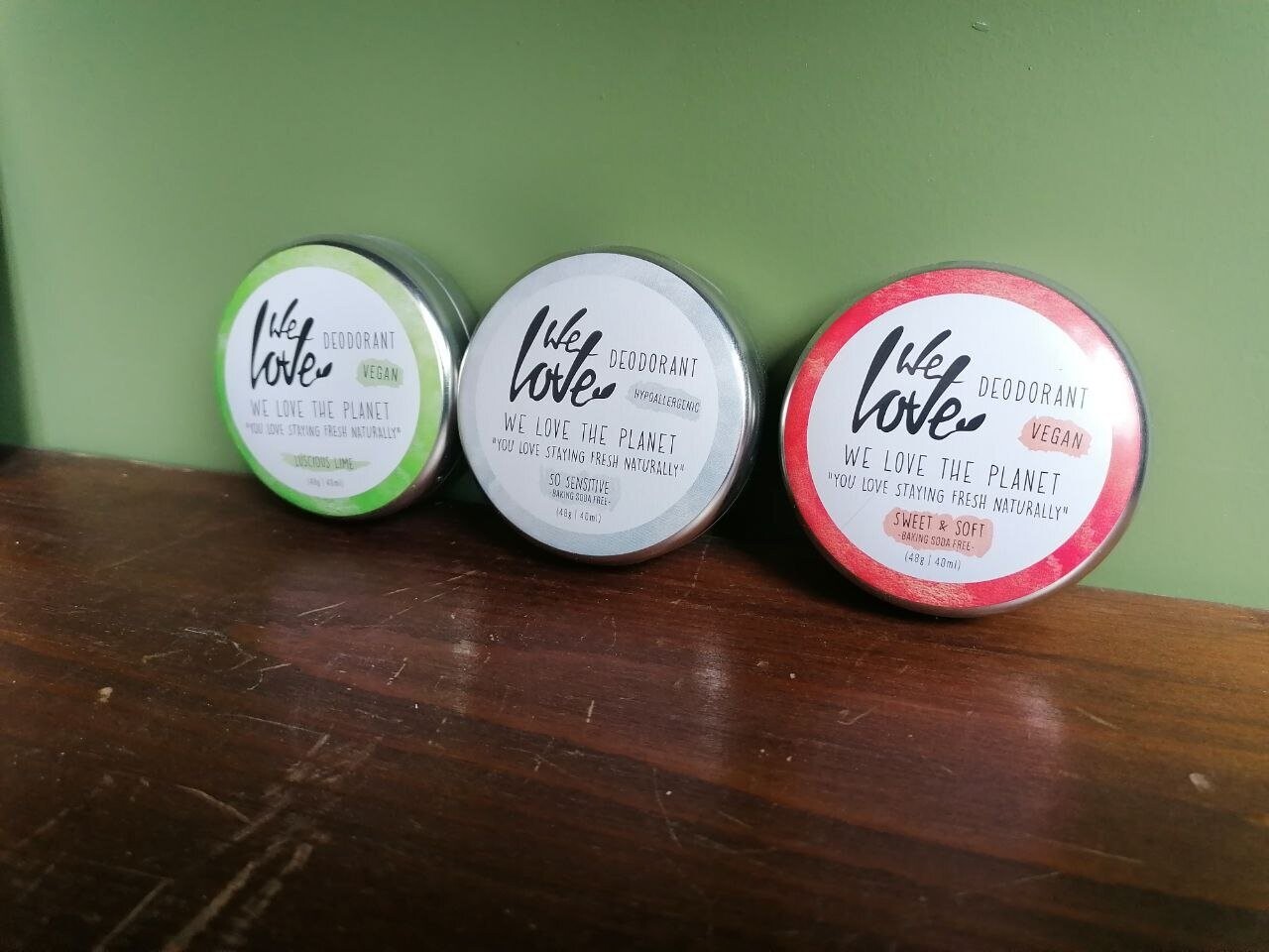 Deodorant blikje We love the planet