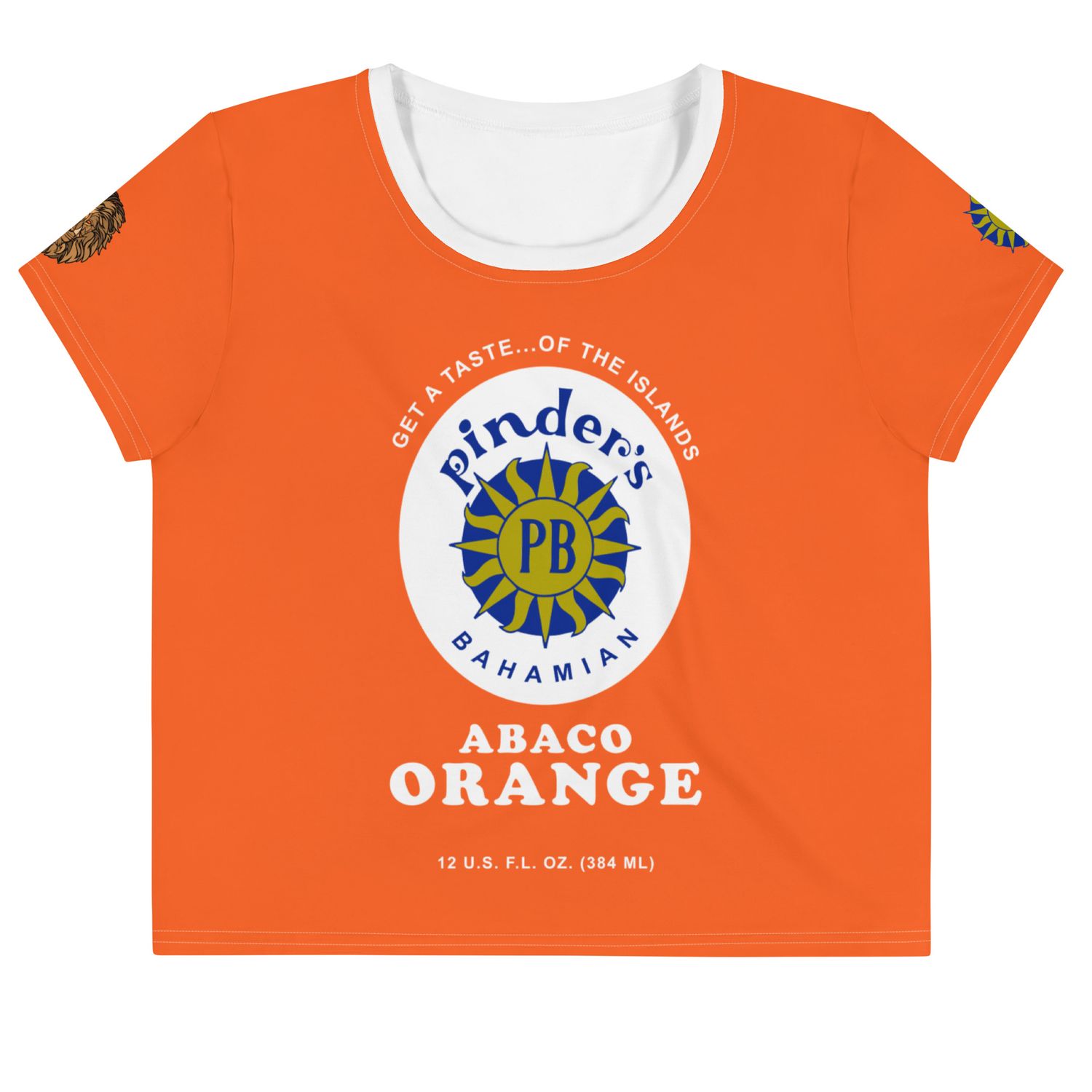 JLB Pinder&#39;s Beverages ORANGE Ladies Crop