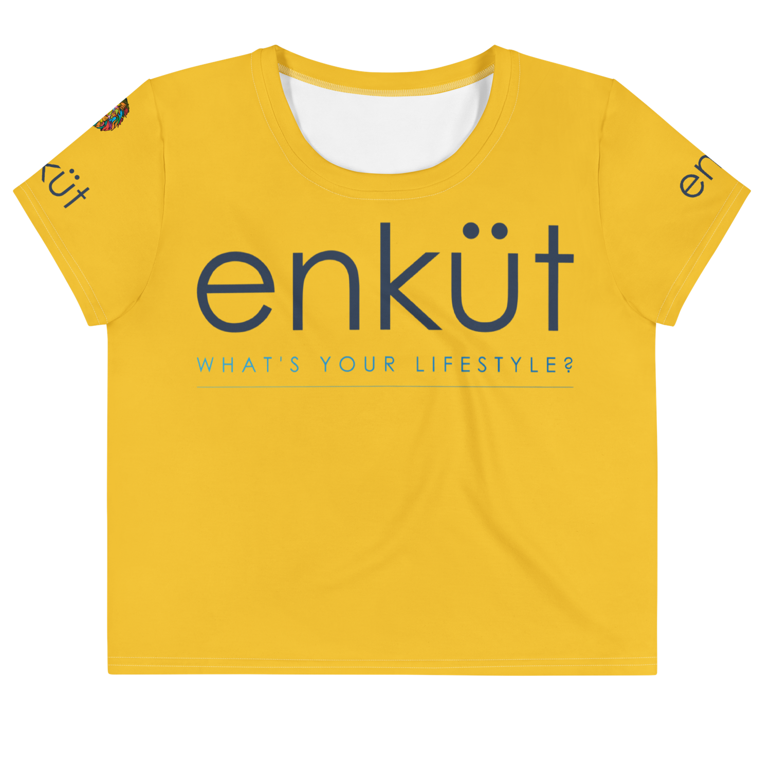 Enkut Crop Tee Yellow
