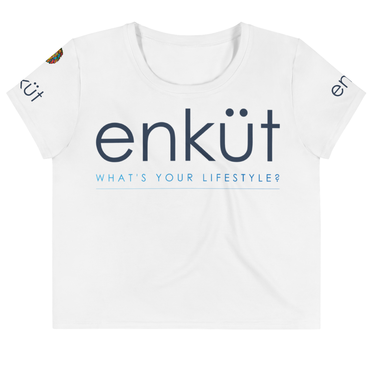 Enkut Crop Tee White