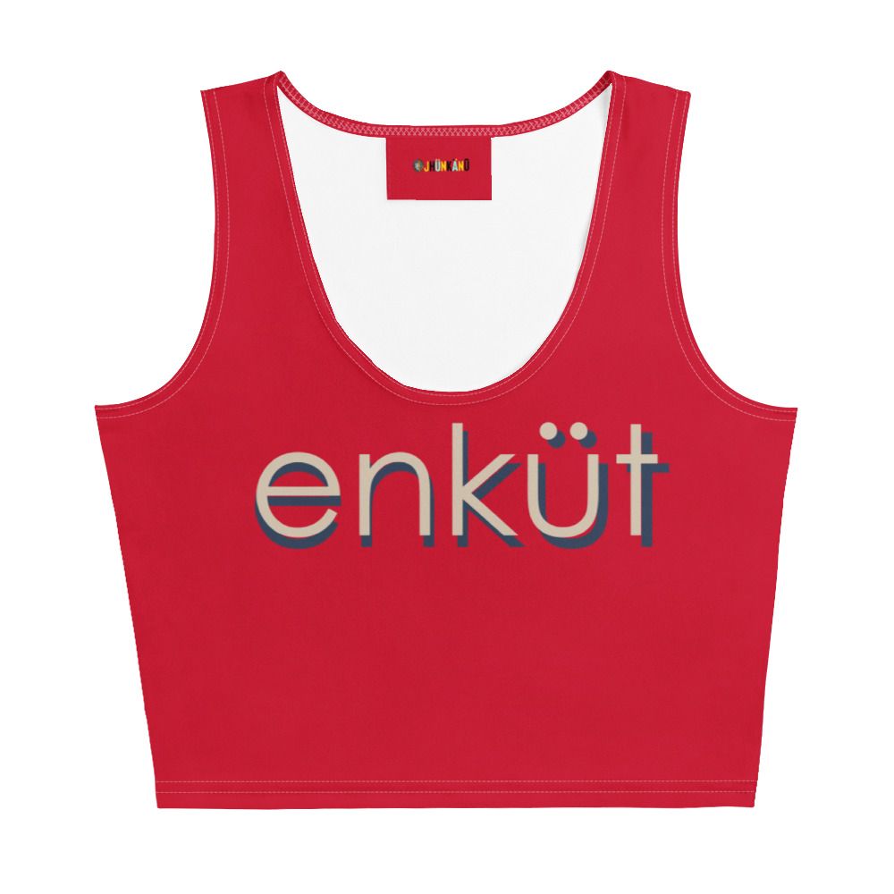 Enkut Crop Top Red