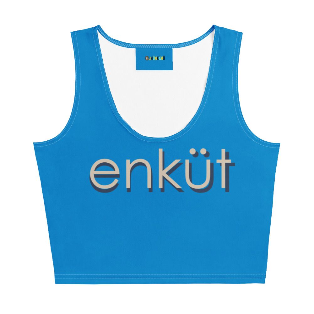Enkut Crop Top Blue