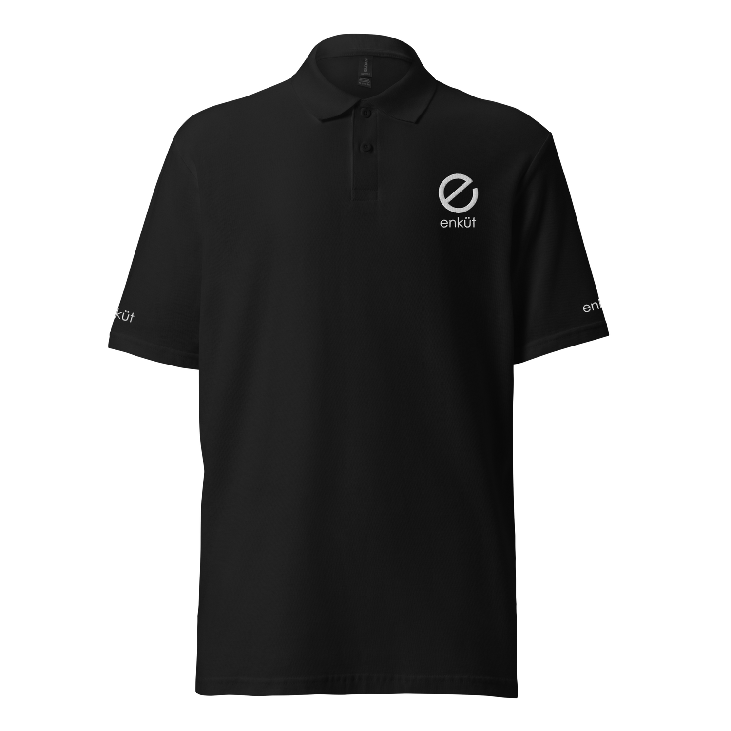 Enkut Unisex Pique Polo Dark