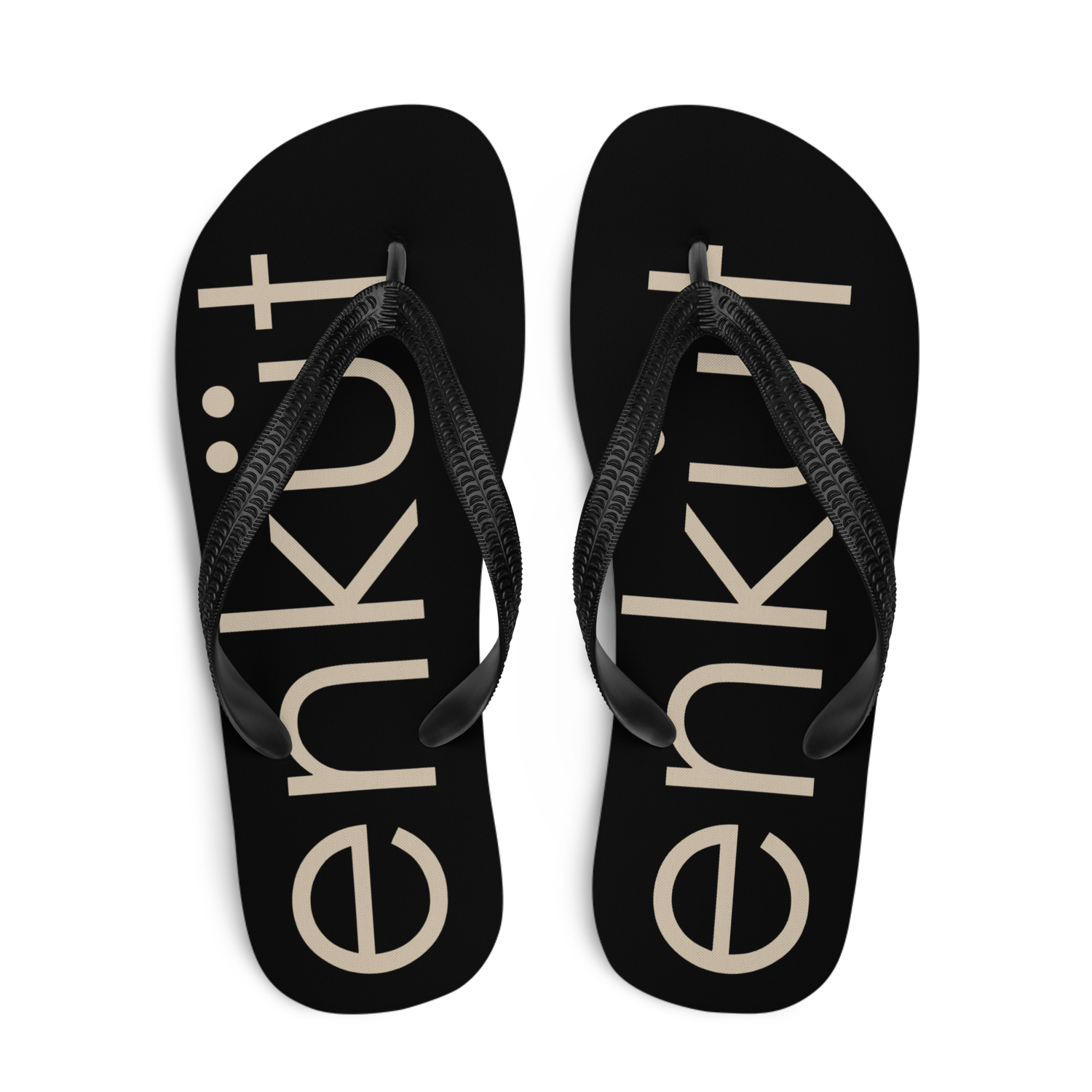 Enkut Flip-Flops Black