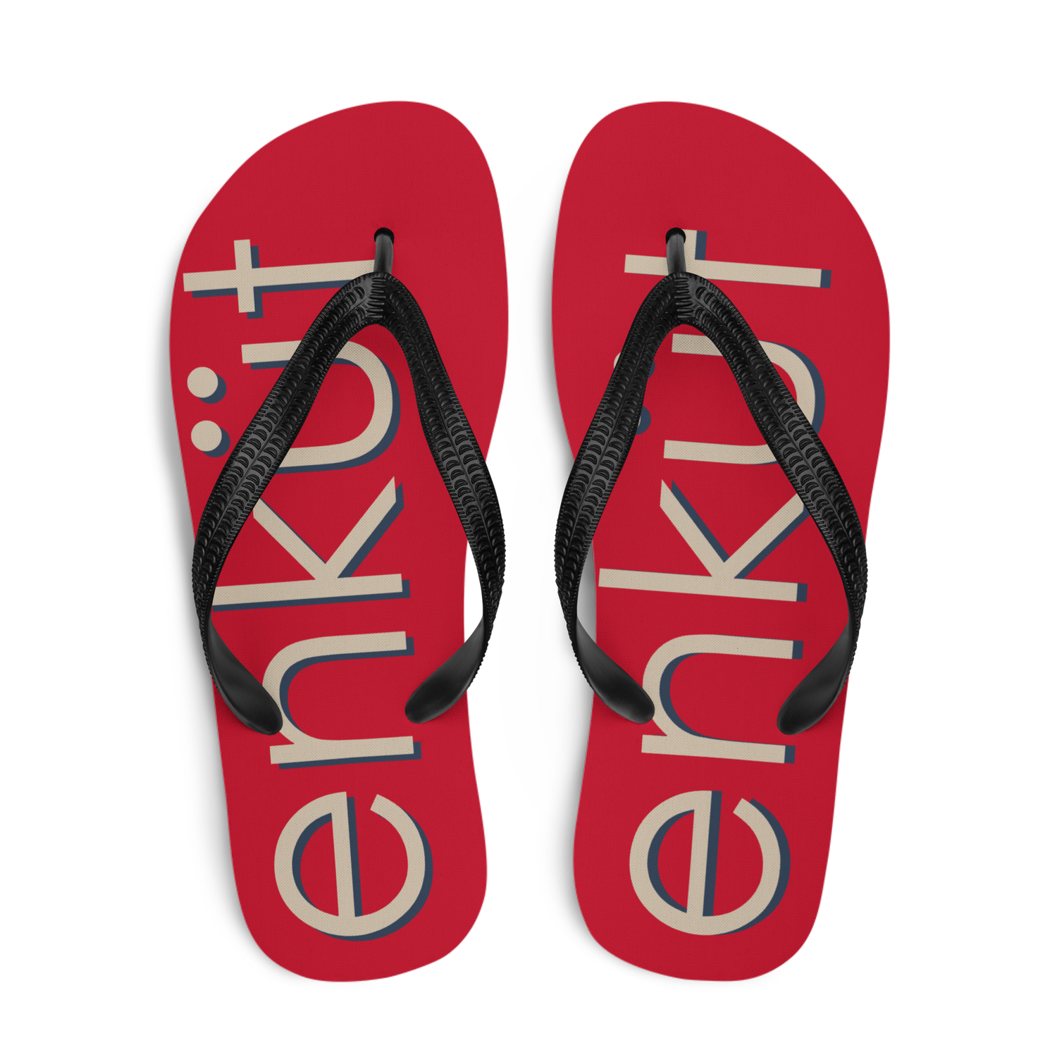 Enkut Flip-Flops Red