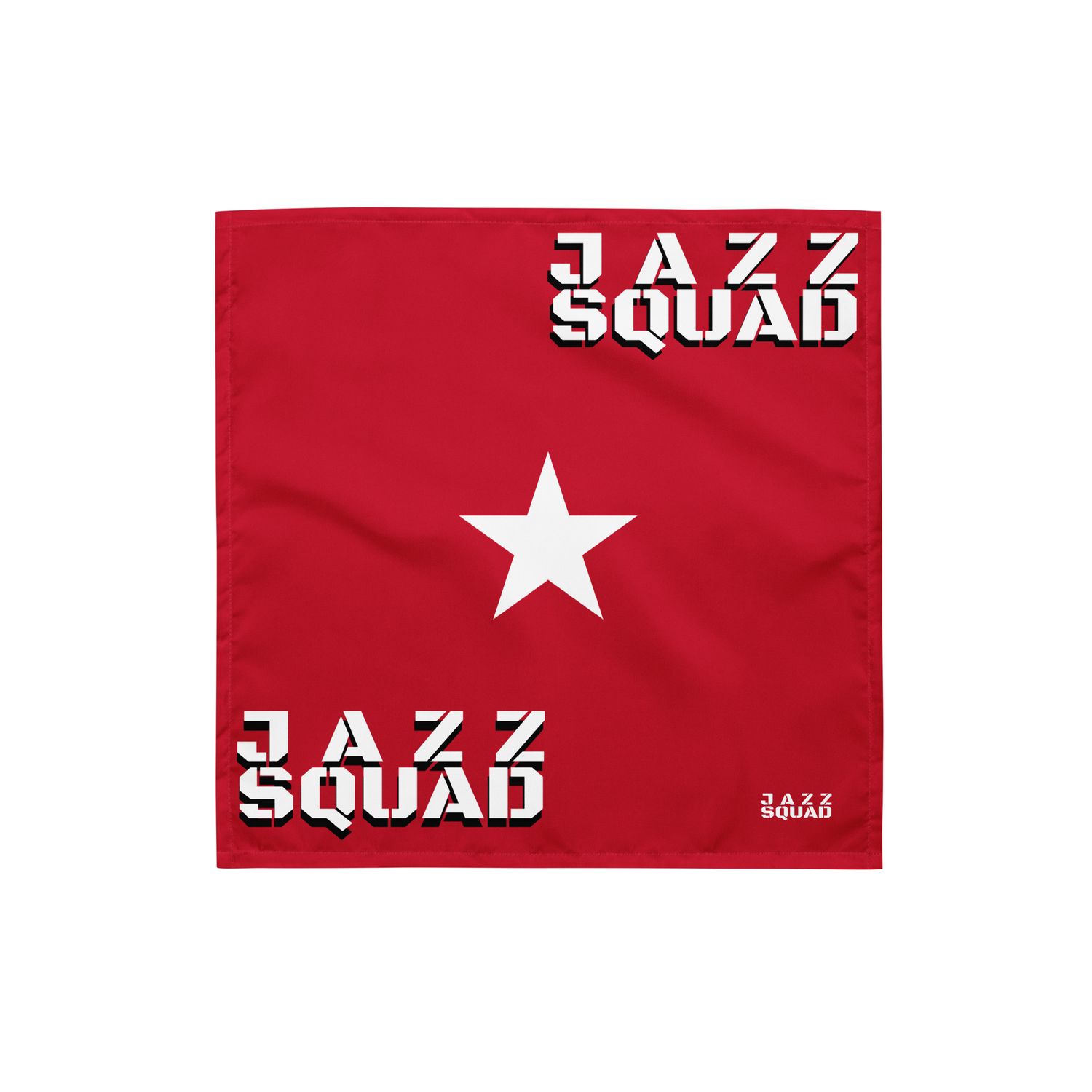 #JazzSquad Star Bandana Red