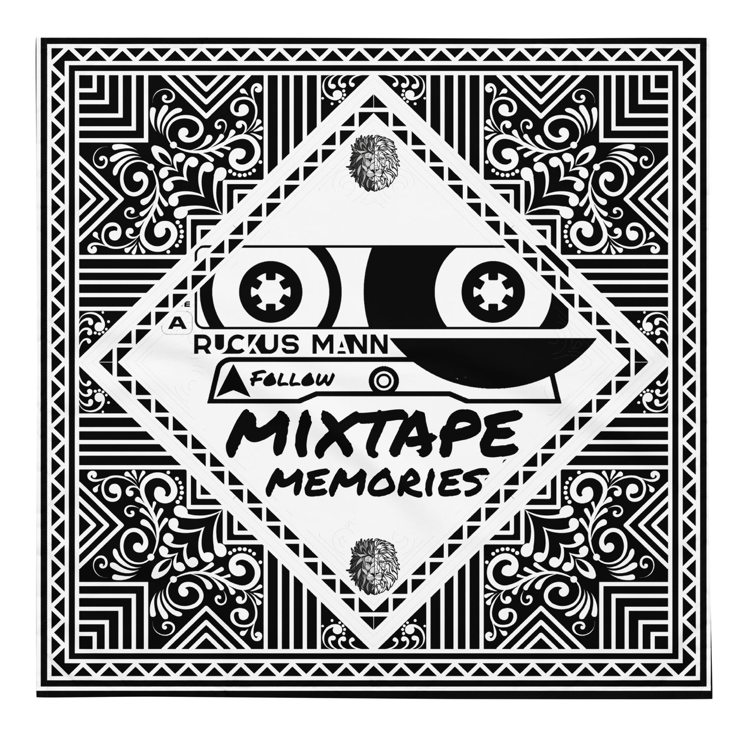 Mixtape Memories BW Bandana