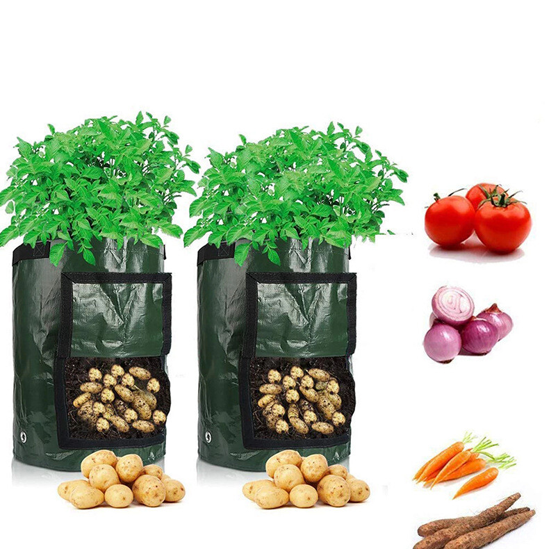Garden PE Potato And Vegetable Planting Bag 7 Gallon