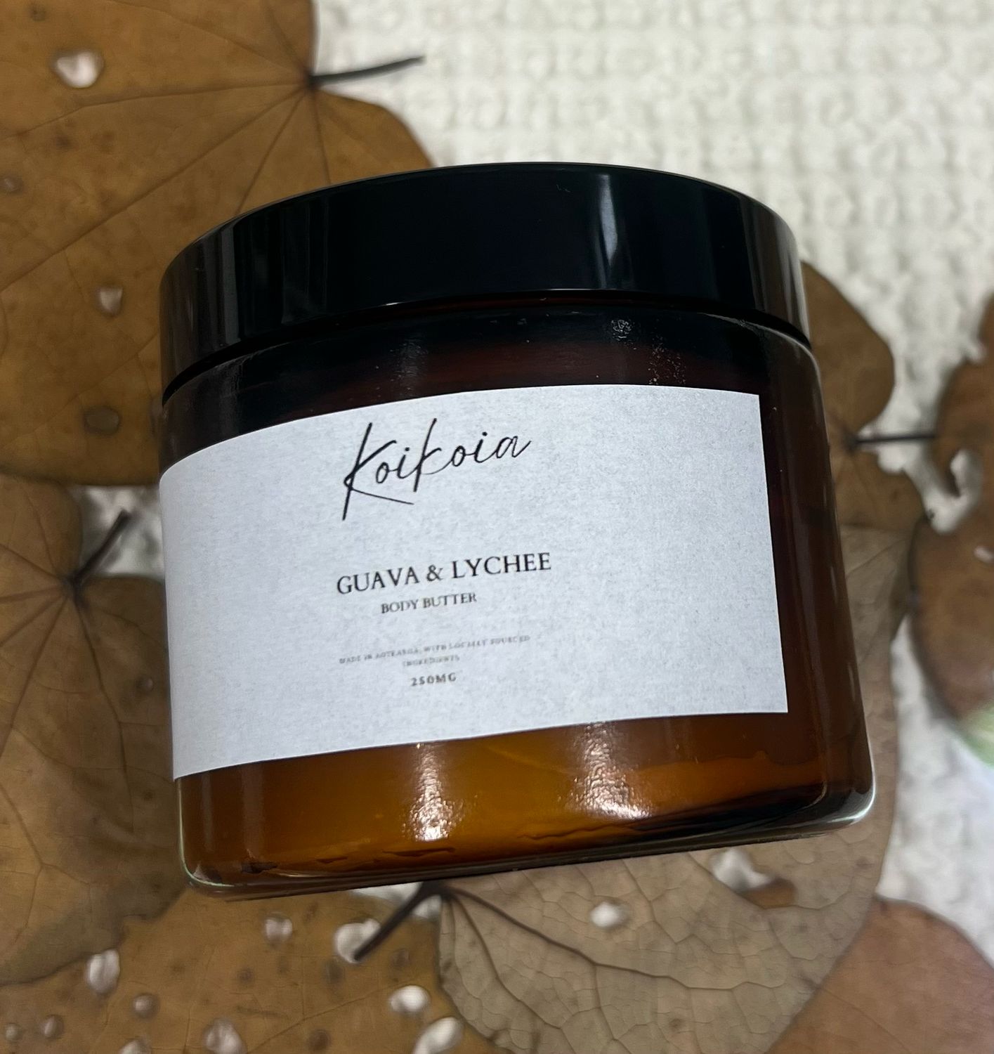 Nourishing body butter "Guava &amp; Lychee"