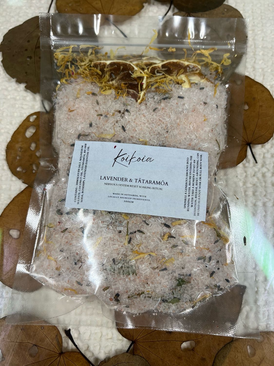 Nervous System Reset Soaking Ritual Lavender &amp; Tātaramōa