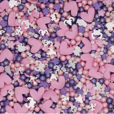 Puppy Love Valentine Sprinkles Mix Non GMO Cake Topping 2 LBS BULK
