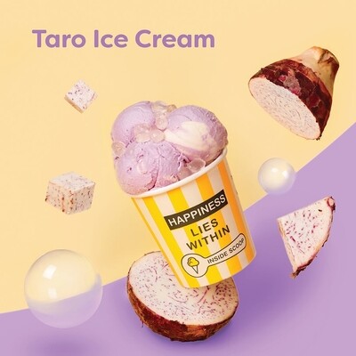 Gong Cha Taro Ice Cream with White Pearl (473ml)