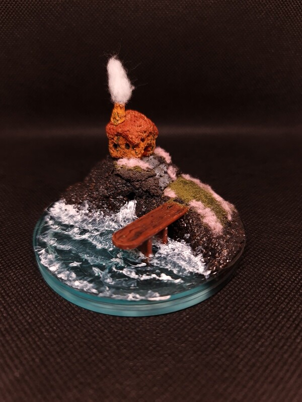 Shoreline scenic diorama