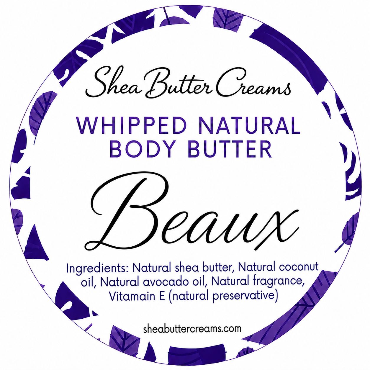 Beaux Body Butter 4 oz Beaux Body Butter 4 oz