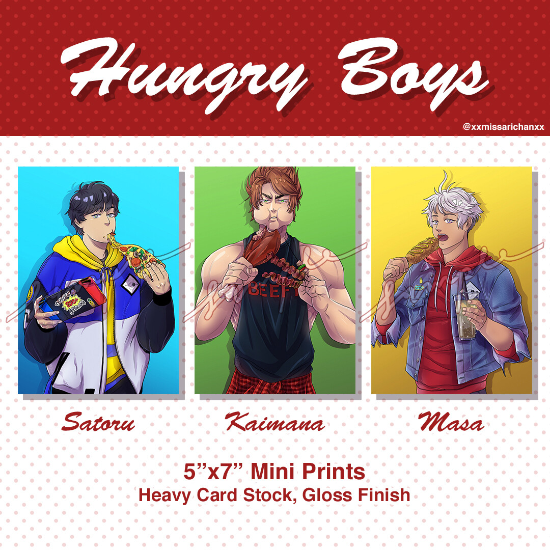 OC Hungry Boys Mini Prints