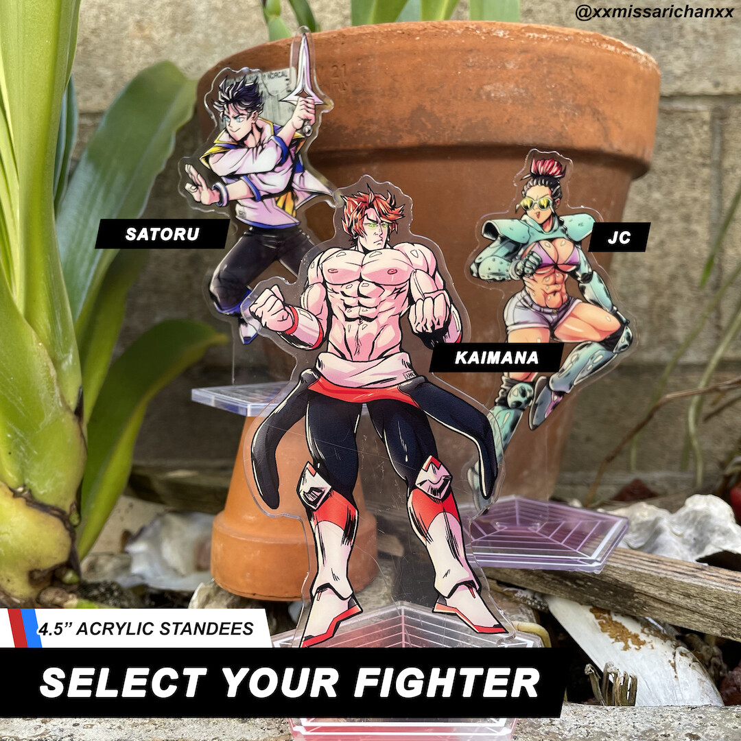 OC Select Your Fighter Acrylic Standees