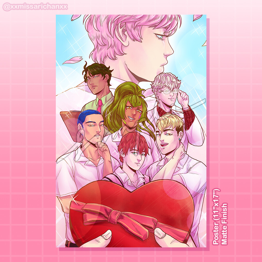 Froot Basket Valentine Poster