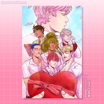 Froot Basket Valentine Poster