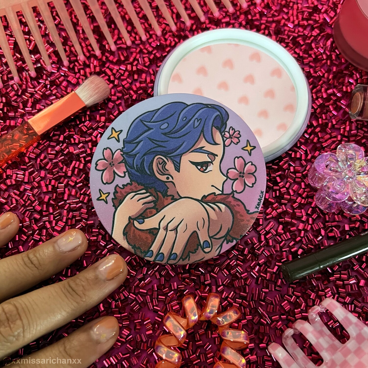 SK8 Fabulous Ai Pocket Mirror