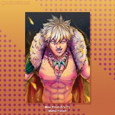 MHA Fantasy Bakugou Mini Print
