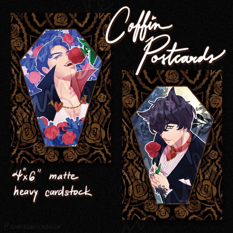 SK8 Coffin Postcards