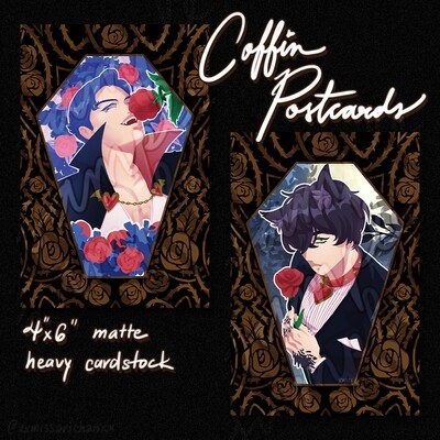 SK8 Coffin Postcards