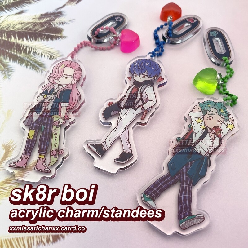 SK8R BOI Acrylic Charm/Standees