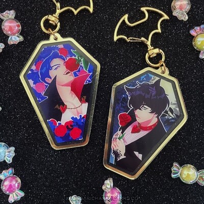 SK8 Coffin Acrylic Charms