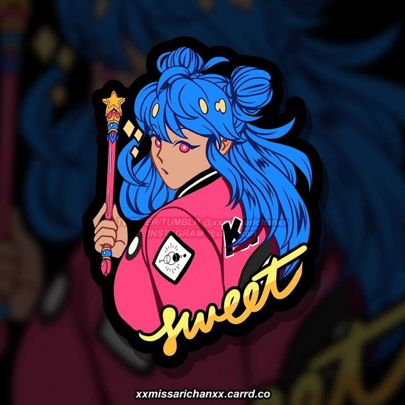OC Sweet Kiki Matte Sticker