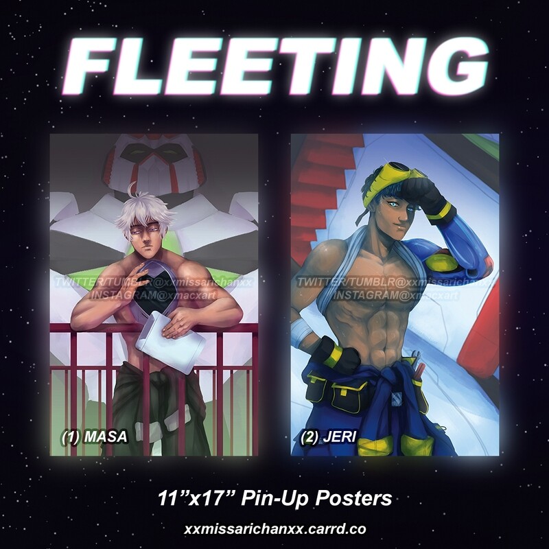 Fleeting Pin-Up Posters