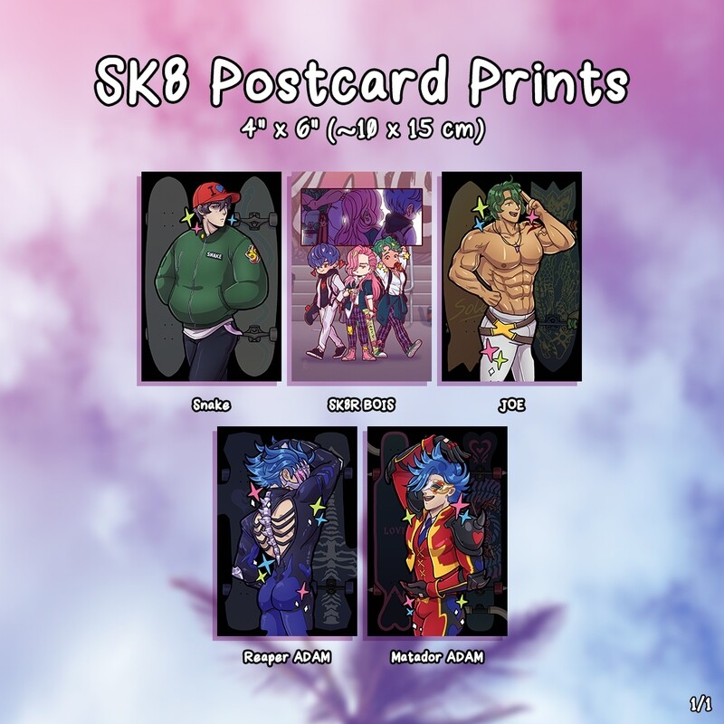 SK8 Postcard Prints