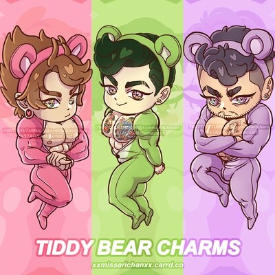 Tiddy Bear Acrylic Charms