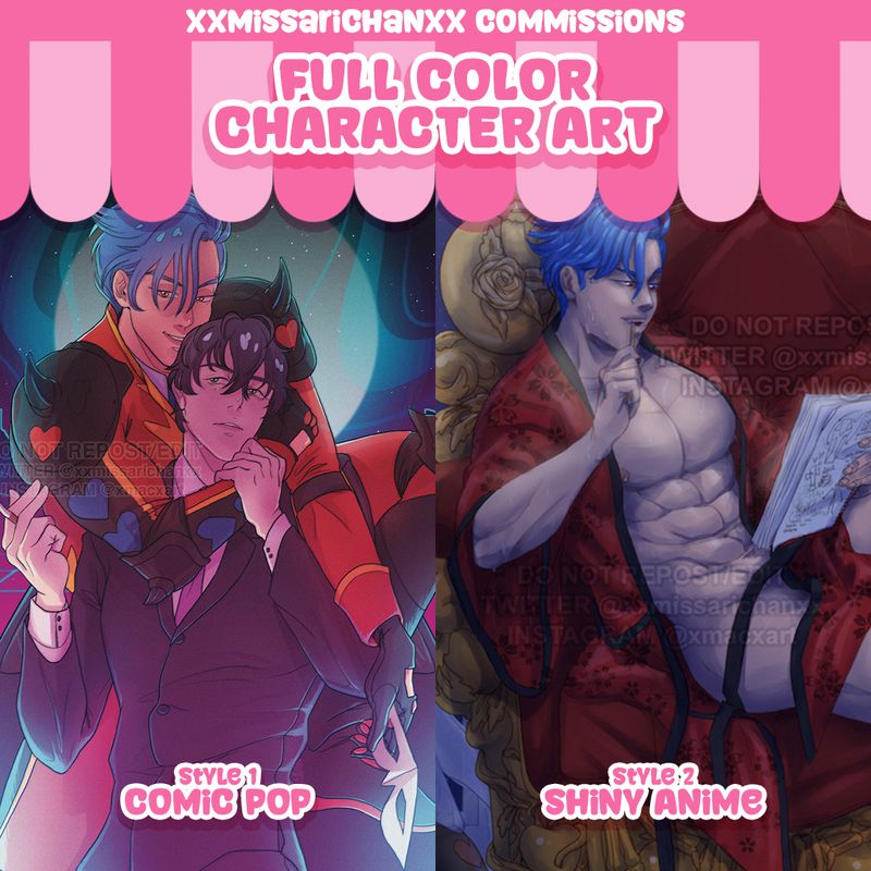 Full Color Character Commissions