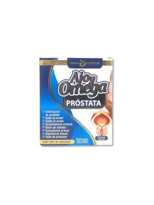 Próstata Ajo y Omega  60 tabletas